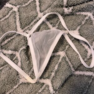 White thong